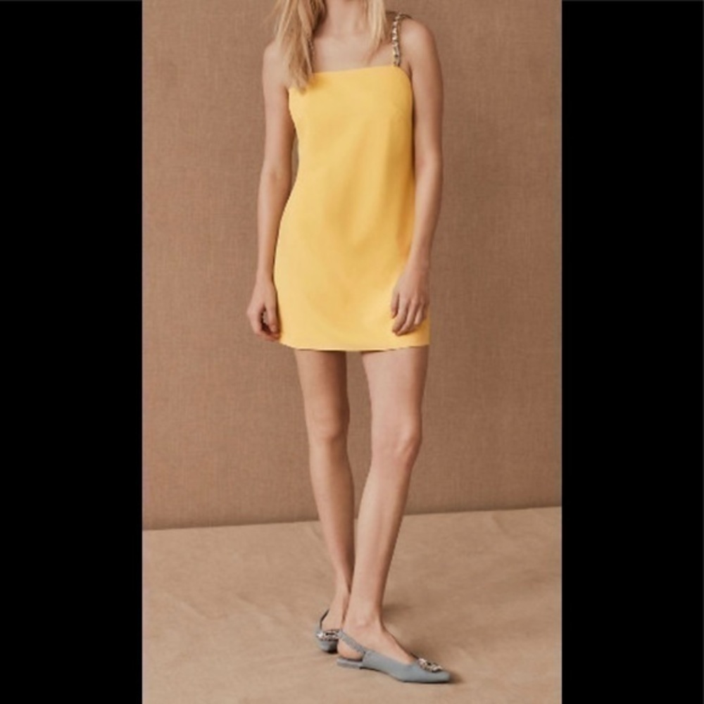 BHLDN Sachin & Babi Stacia Dress Yellow NEW